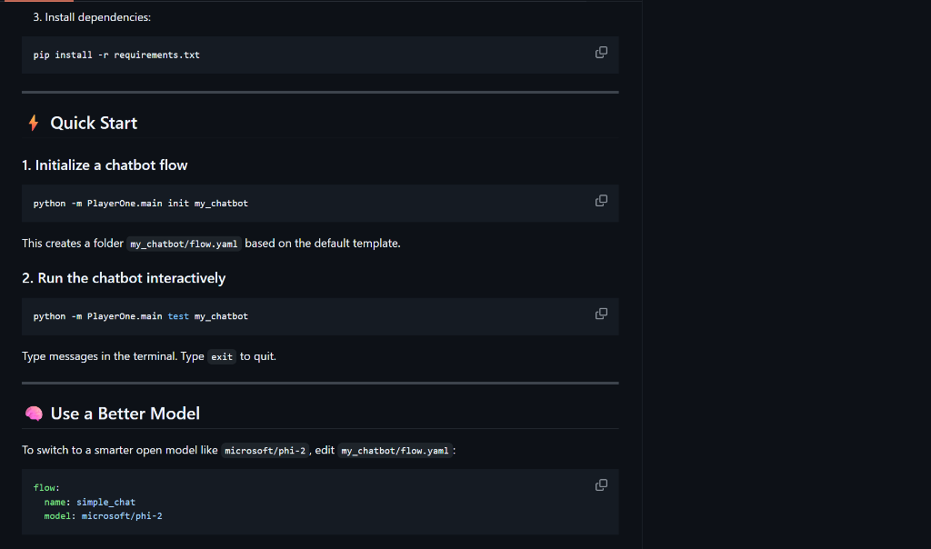 Player One Screenshot